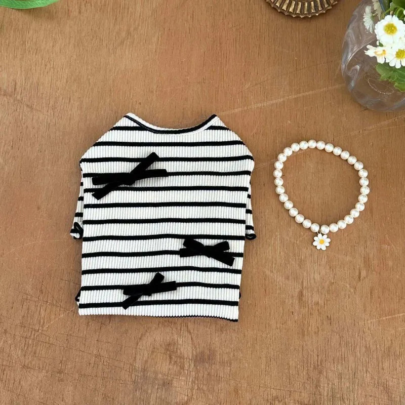 Striped Dog Vest Dress for Small Dogs