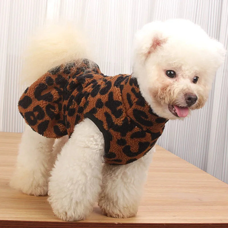 Leopard Dog Coat