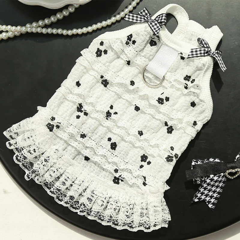 Cute Dog Dress Cherry Strawberry