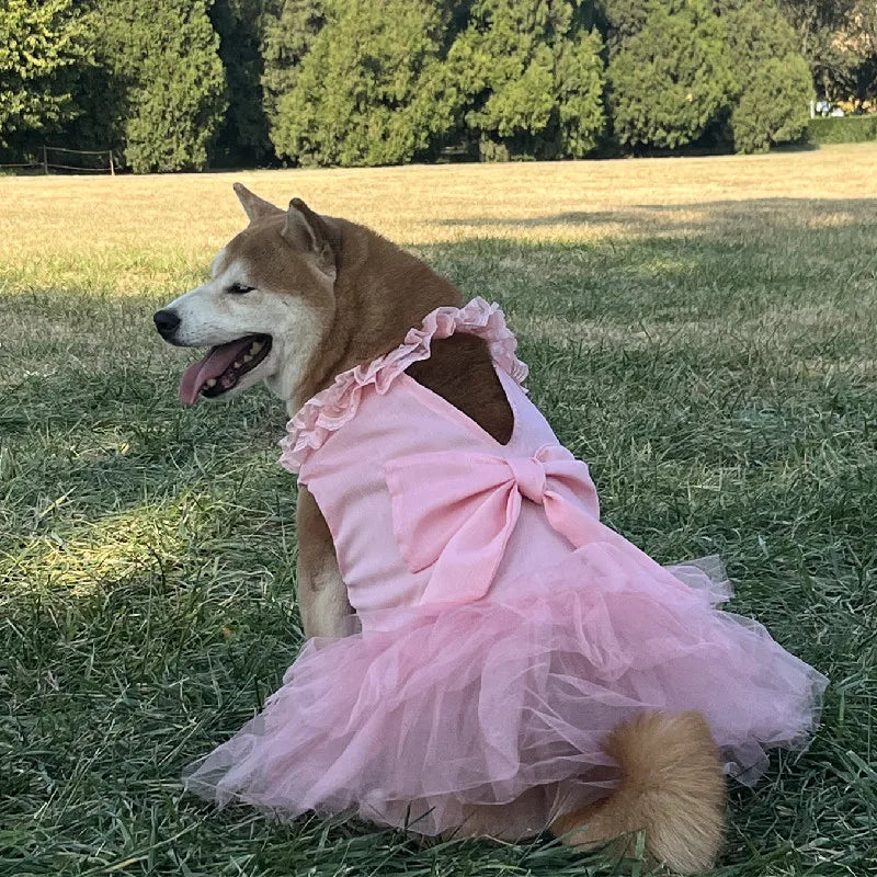 Large Dog Wedding Dress
