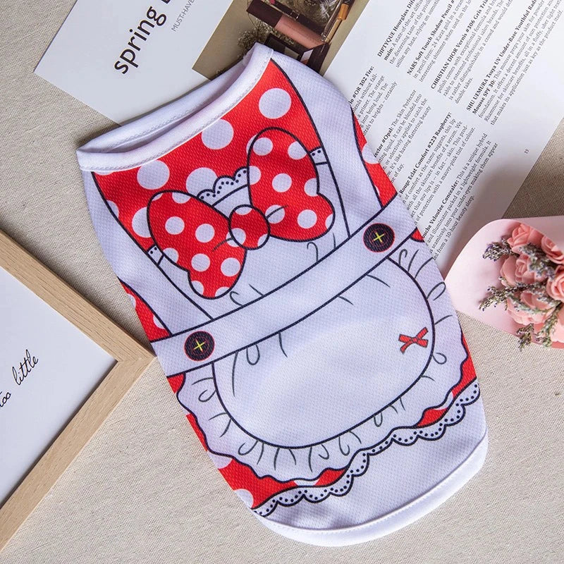 Sweet Print Sphynx Cat Clothes