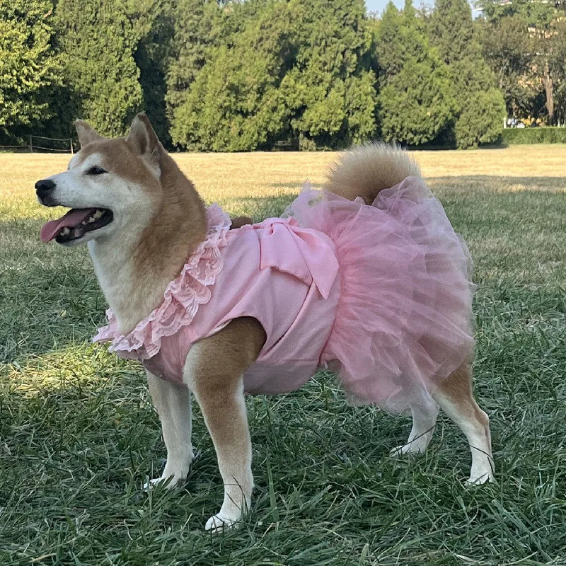 Large Dog Wedding Dress