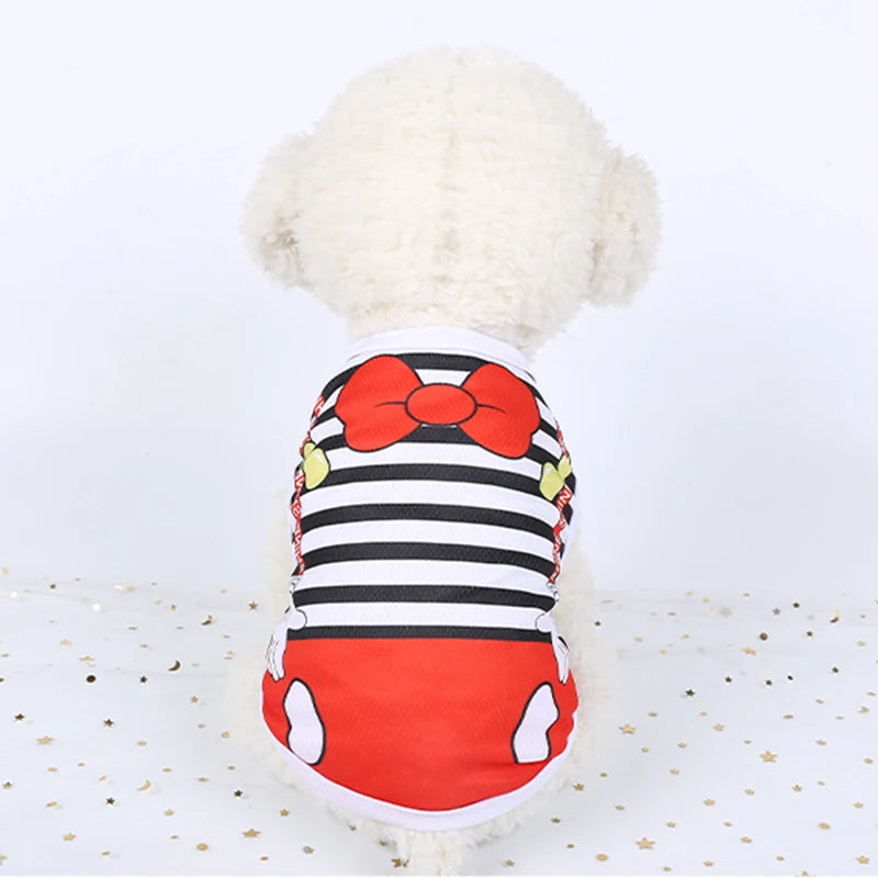 Sweet Print Sphynx Cat Clothes