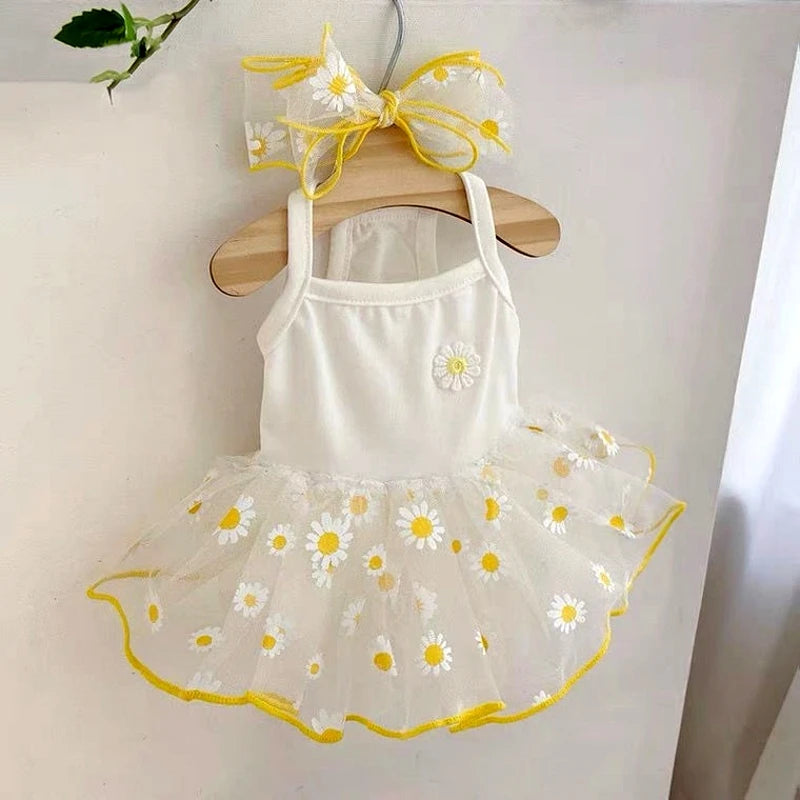 Cute Dog Dress Cherry Strawberry