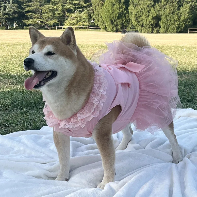Large Dog Wedding Dress