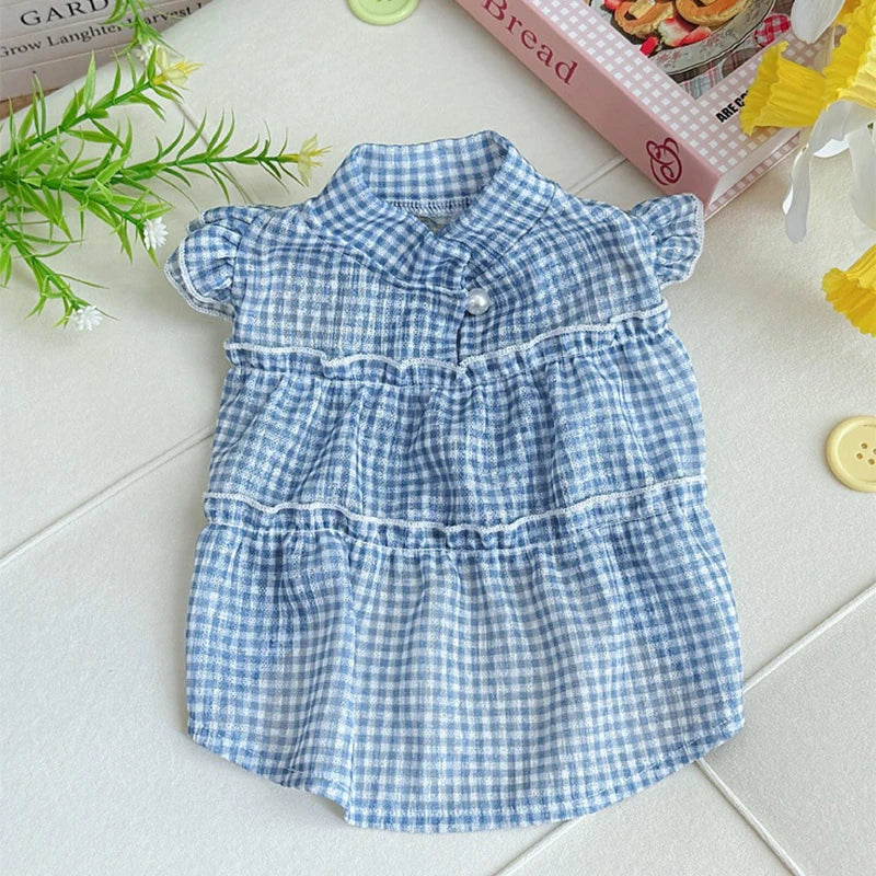 Cute Dog Dress Cherry Strawberry