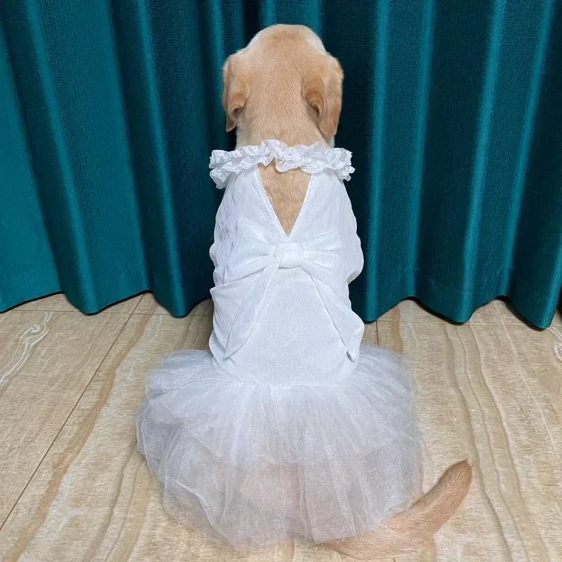 Large Dog Wedding Dress