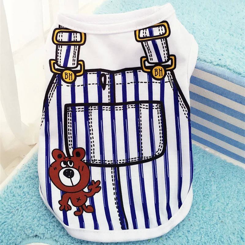 Sweet Print Sphynx Cat Clothes