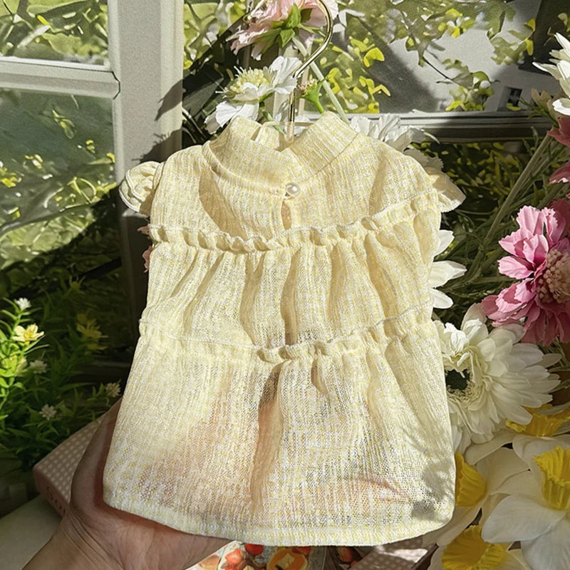 Cute Dog Dress Cherry Strawberry
