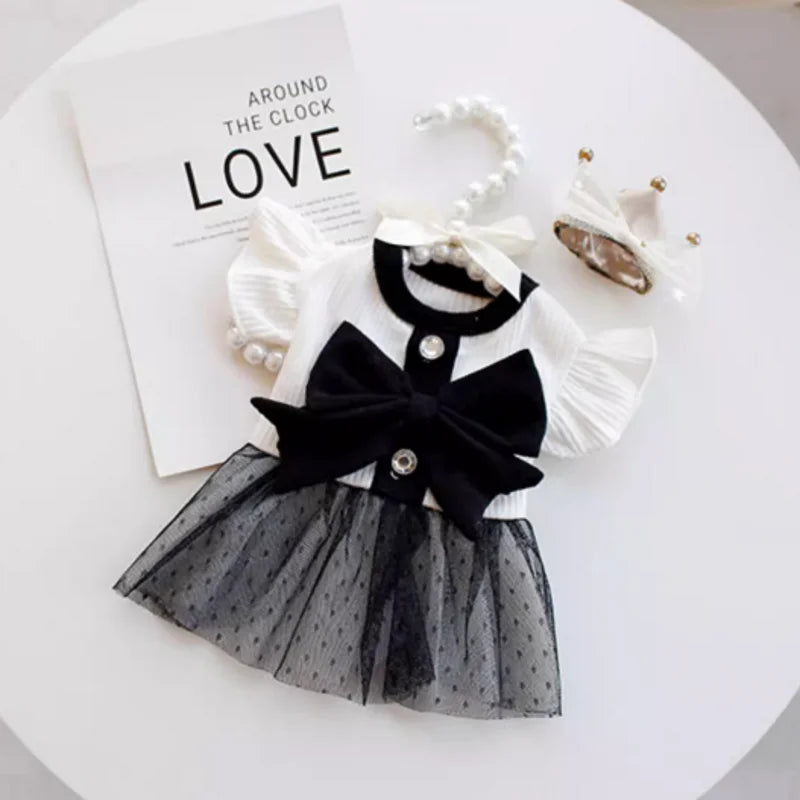 Striped Dog Vest Dress for Small Dogs