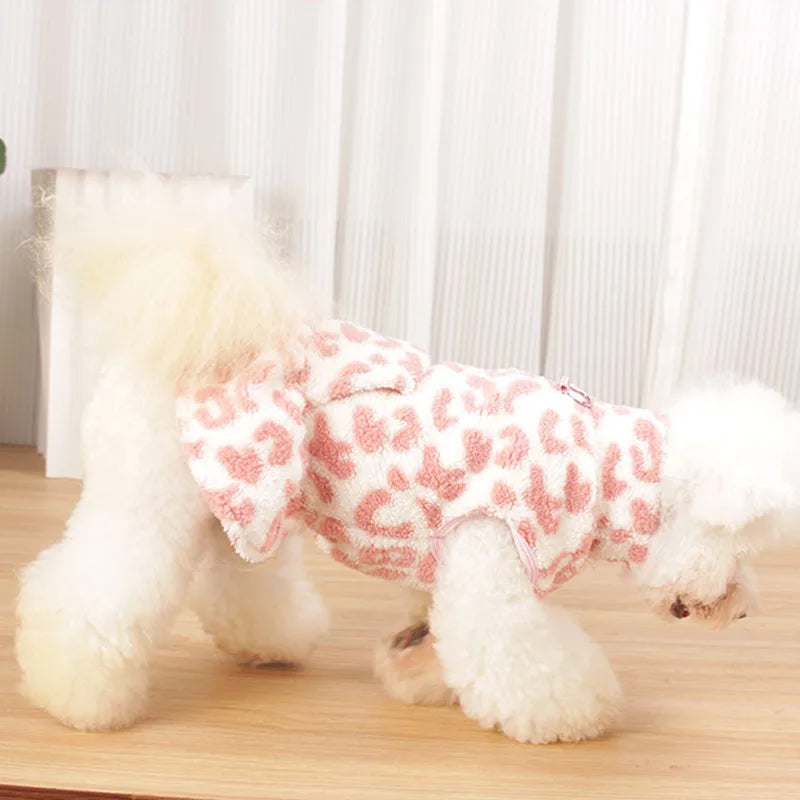 Leopard Dog Coat